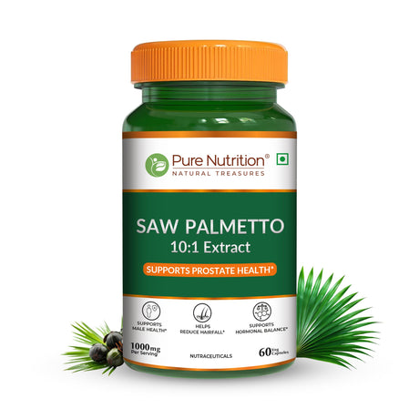 Saw Palmetto Supplement  Prostate Health, Hair Growth & Urinary Support