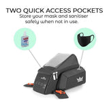 Gods Zeon R1 - Magnetic motorcycle Tank Bag with Capsule Rain Cover (compatible with all bikes)
