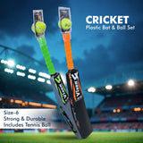 CRICKET PLASTIC BAT &  BALL SET VX-666