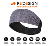 Sports Headband For Men and Women (Ruby Heather)