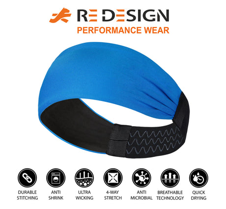 Sports Headband For Men and Women (Royal Blue)