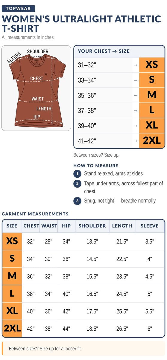 Reccy Womens Ultralight Athletic T-shirt