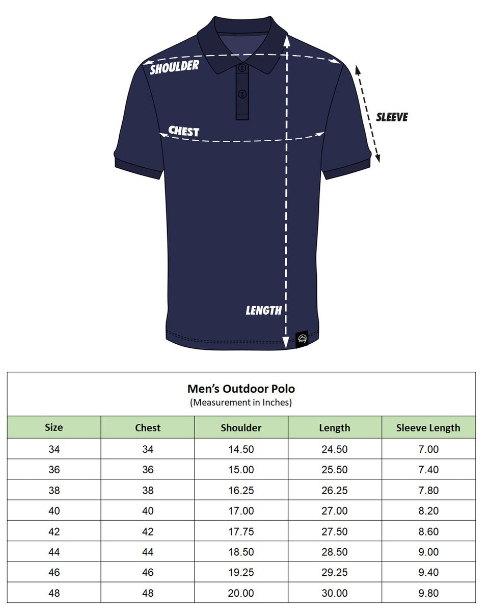 Reccy Men's Navy Blue Polo Tshirt