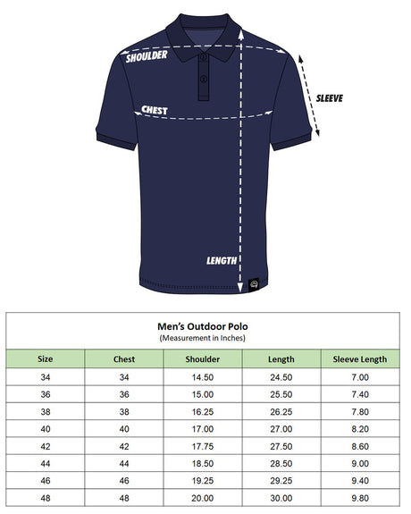 Reccy Men's Navy Blue Polo Tshirt