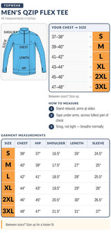 Reccy Mens QZip Flex Tee