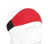 Sports Headband For Men and Women (Red Geo Pattern)