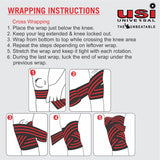 3 Line Knee Wraps - 733KW3 USI | Kibi Sports USI