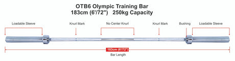 USI OTB6 OLYMPIC TRAINING BAR