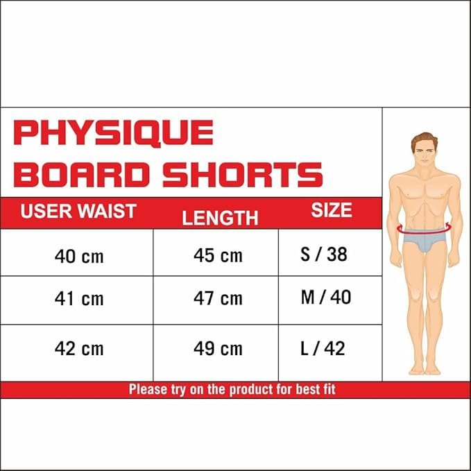 USI Fire Physique Board Shorts