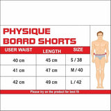 USI 411PC CAMO PHYSIQUE BOARD SHORTS