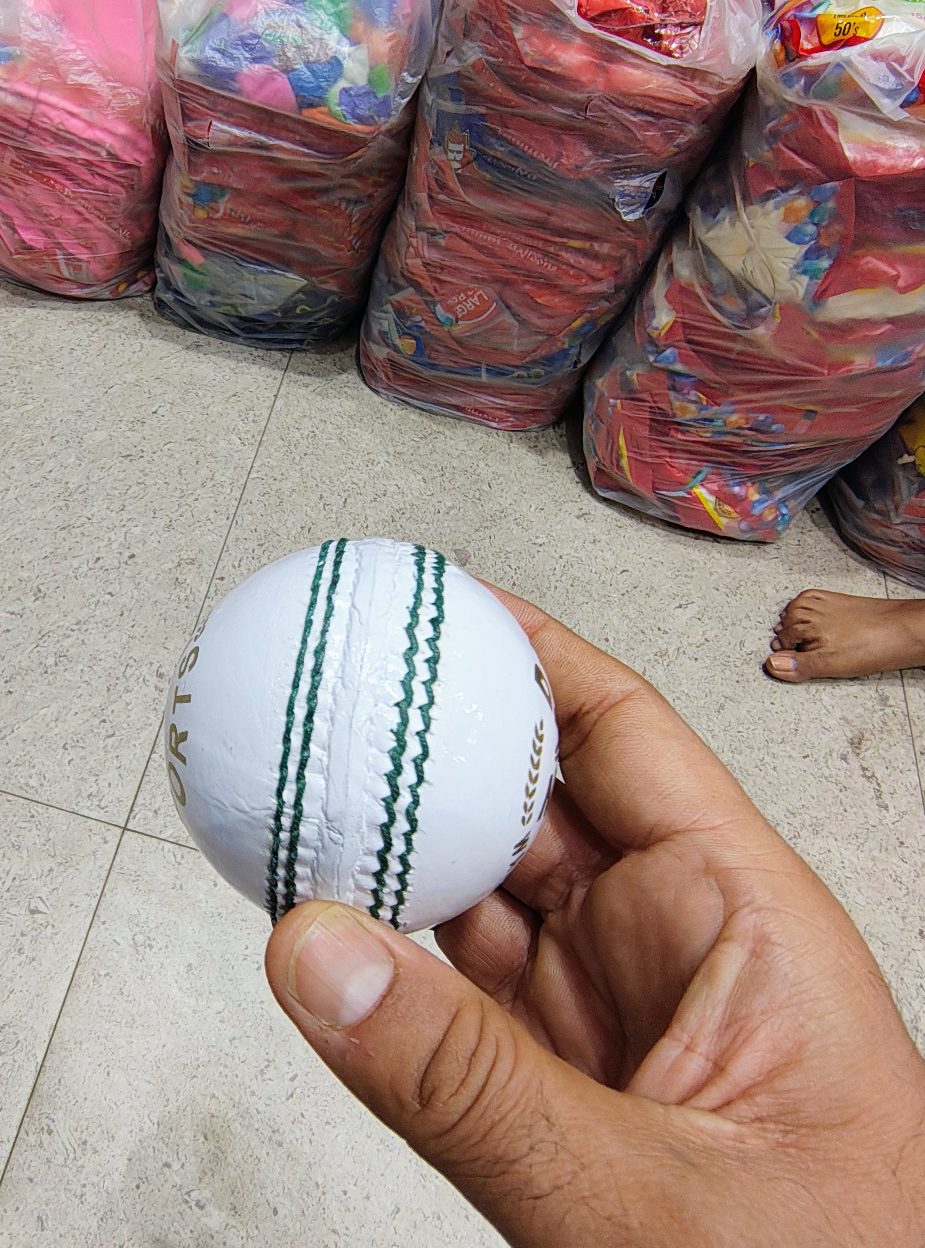 Leather ball match 4pcs