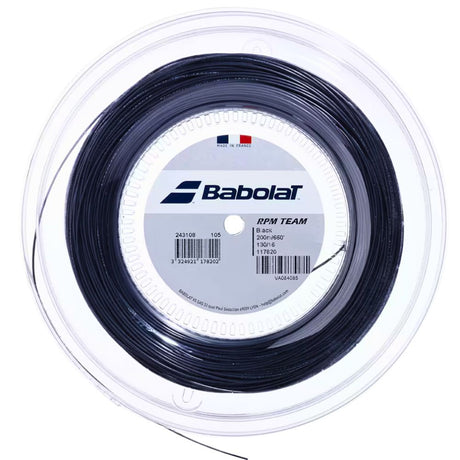 Babolat RPM Team Tennis String Reel 16G (200m/Black) | Noah Sports