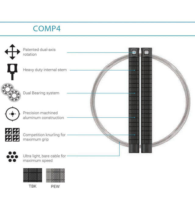 RPM Training Comp4 speed rope | KIBI SPORTS