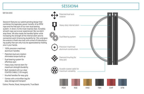 RPM Training Comp4 speed rope | KIBI SPORTS