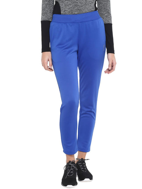 Alcis Women Rajasthan Royals Blue Solid Slim-Fit Trackpant | Alcis