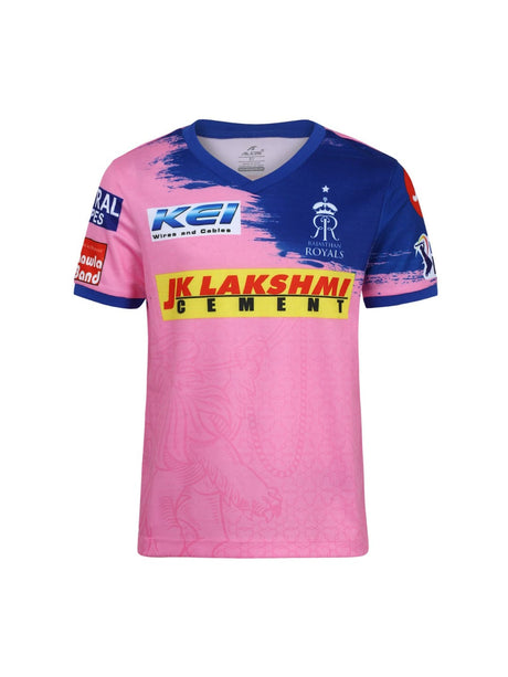 Rajasthan Royals Replica Boys Jersey RRRPBJ05-4-Pink | Alcis