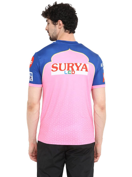 Rajasthan Royals Training Men Jersey RRRTMJ02-S-Pink | Alcis