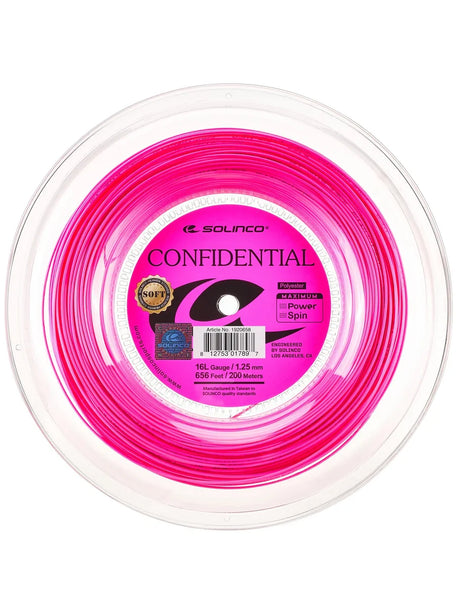SOLINCO Confidential Soft Tennis String Reel 16L (1.25mm/ 200m) | Noah Sports