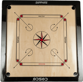 Cosco Carrom Borad Sapphire 33 inches - Cosco Carrom Equipment