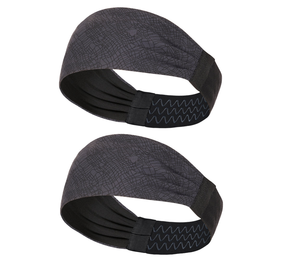 Sports Headband For Men and Women (Seismic Grey)