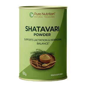 Shatavari Powder Pure Root Extract | Hormonal Balance & Women's Wellness - Nutrition by Pure Nutrition