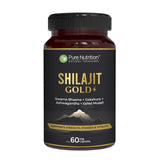 Shilajit Gold with Gokhru, Ashwagandha, Safed Musali, and Shatavari -Capsules | Supports Vitality and Wellness