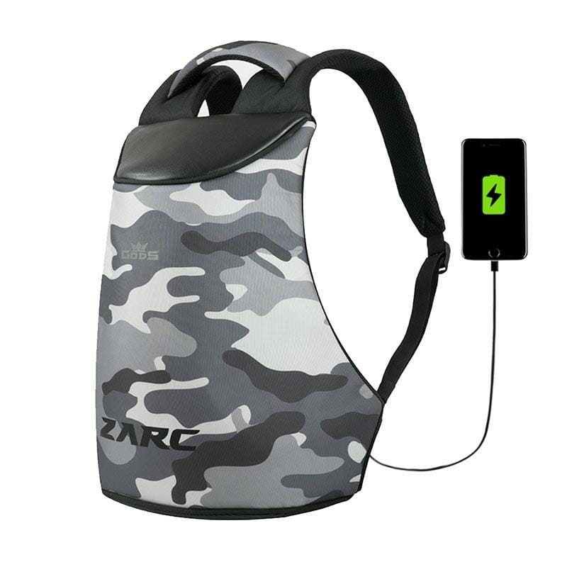 Zarc (Camouflage) - 22 litres,  Anti Theft Laptop backpack (15.6 inch laptops)