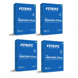 Stripz Max Perform-50mg Oral Thin Strips | Peppermint Flavour
