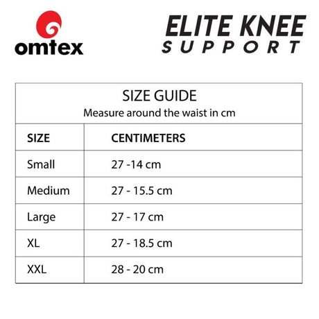 Elite Knee Support Black | Omtex