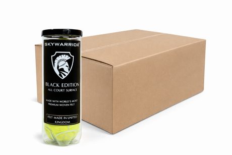 SKYWARRIOR Black Edition Tennis Ball Carton (72 Balls) | Noah Sports