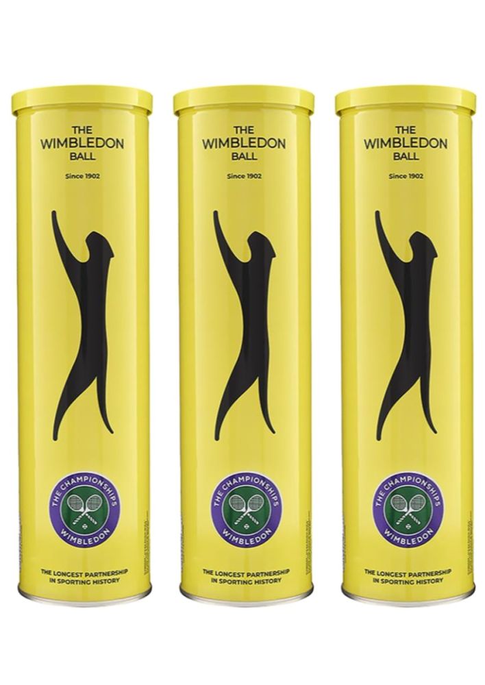 SLAZENGER Wimbledon Tennis Ball Dozen (12 Balls)