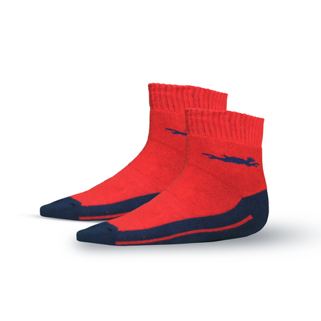 STAG GLOBAL Premium Socks for Men's and Woman | Breathable Comfort | Ultra Soft | Pack of 3  (WHITE/BLACK/RED)