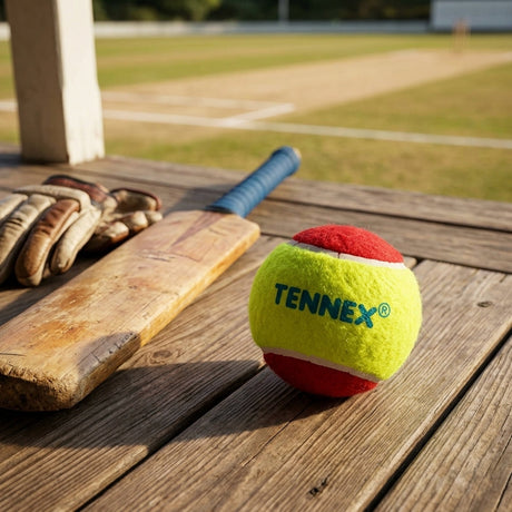 Cricket Tennis Ball Soft/Light Weight (Pack of 6) - Underarm Bowling | Tennex