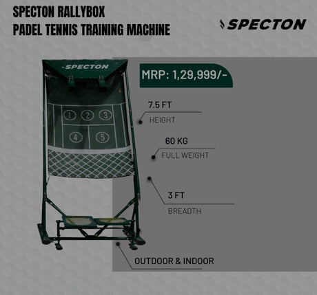 Specton RallyBox | Padel Tennis Training Machine | Indoor & Outdoor Ball Feeder | Specton Sports International