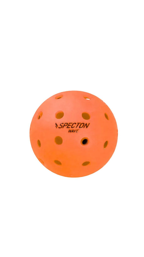 SPECTON Wave Performance Outdoor Pickleball Ball (Orange) – Pack of 3 | Specton Sports International
