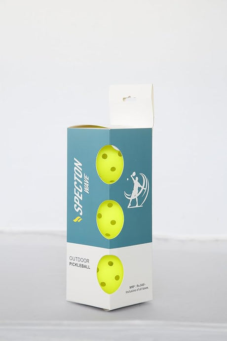 SPECTON Wave Performance Outdoor Pickleball Ball (Pack of 3) | Specton Sports International