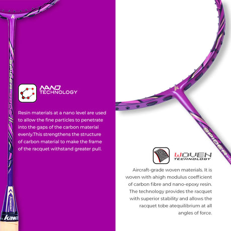Spider 9900 II Unstrung Badminton Racket