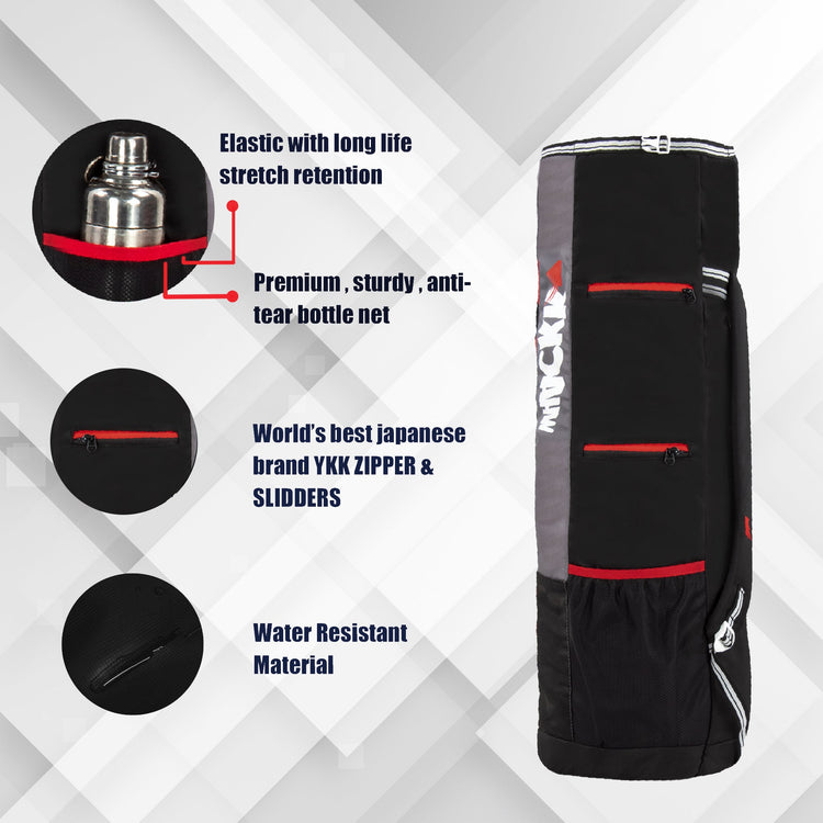 Brute Gym Yoga Exercise Fitness Gym Bag 27L Black Grey