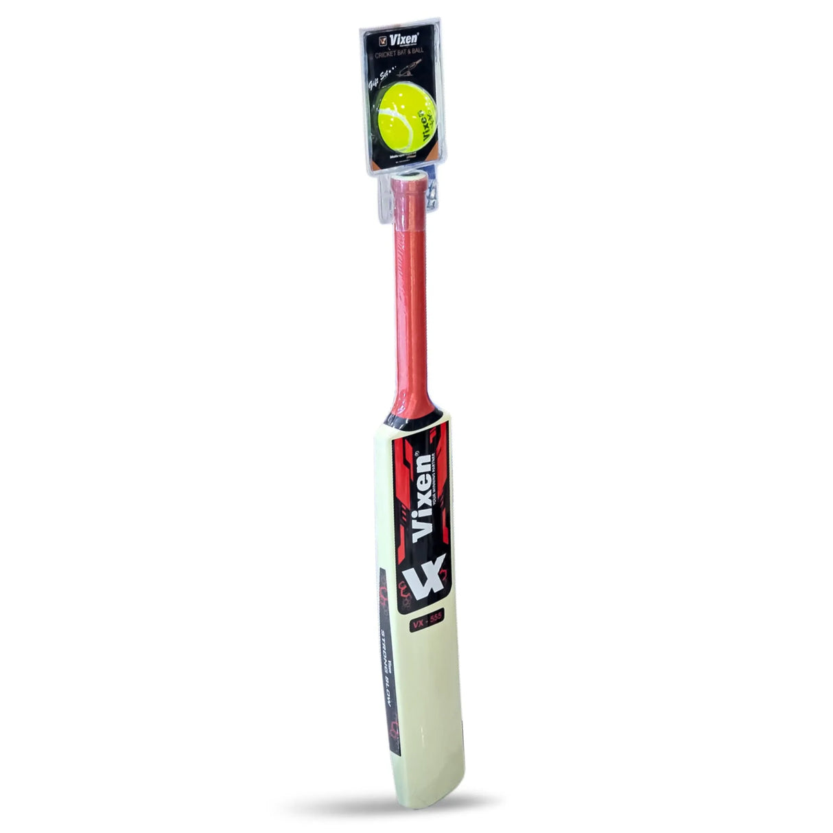 CRICKET PLASTIC BAT & BALL SET VX-555