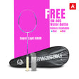Super Light 6800 Unstrung Badminton Racket (Purple)-6U/G1