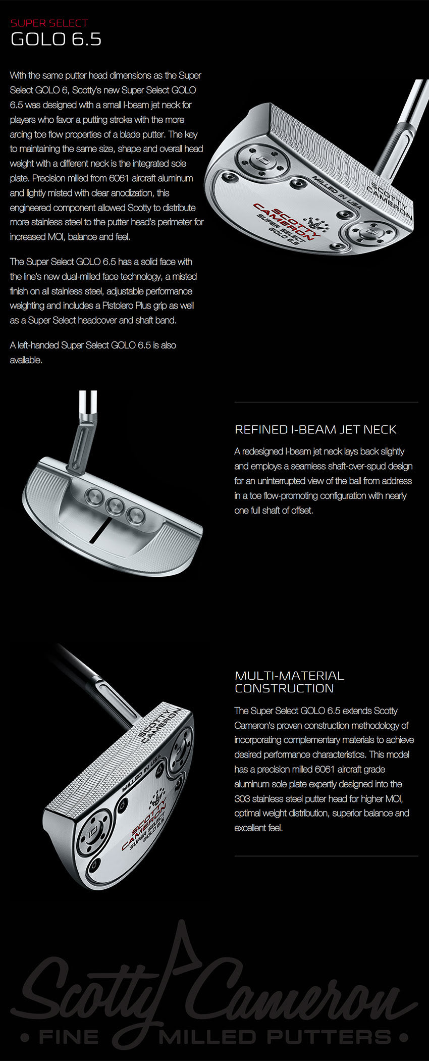 Scotty Cameron Super Select Golo 6.5 Putter