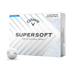 Callaway Supersoft Splatter 360 Golf Balls - White/Blue