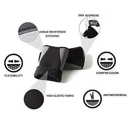 WOD ARMOUR | Sweatshop 5 mm Knee sleeve | KIBI SPORTS