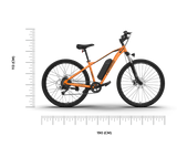 T-Rex Air Orange Blaze Bicycle Urban Series EMotorad Bike | KIBI SPORTS