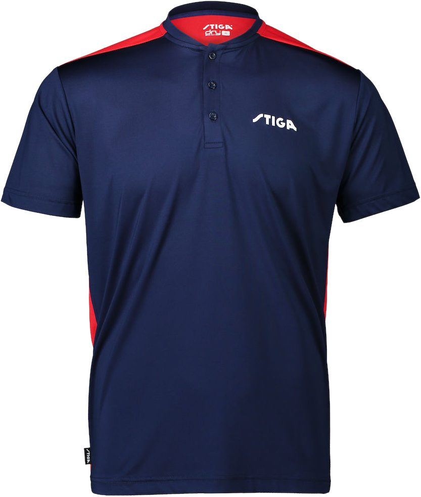 Cosco STIGA T Shirt CLUB Navy/Red | KIBI Sports