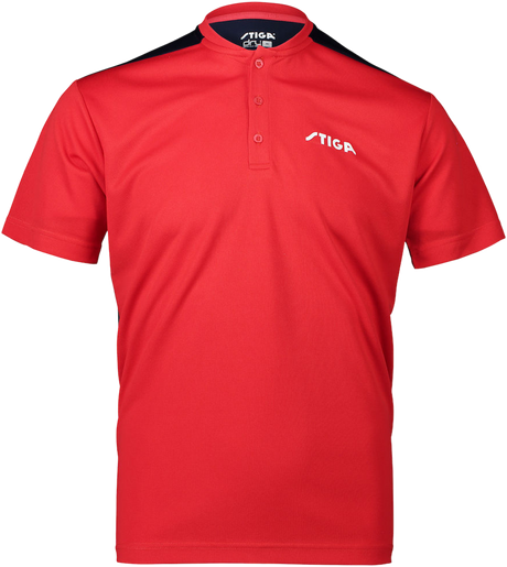 Cosco STIGA T Shirt CLUB Red/Navy - Cosco Sports Equipment