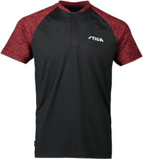Cosco STIGA T Shirt TEAM Black/Red | KIBI Sports Cosco