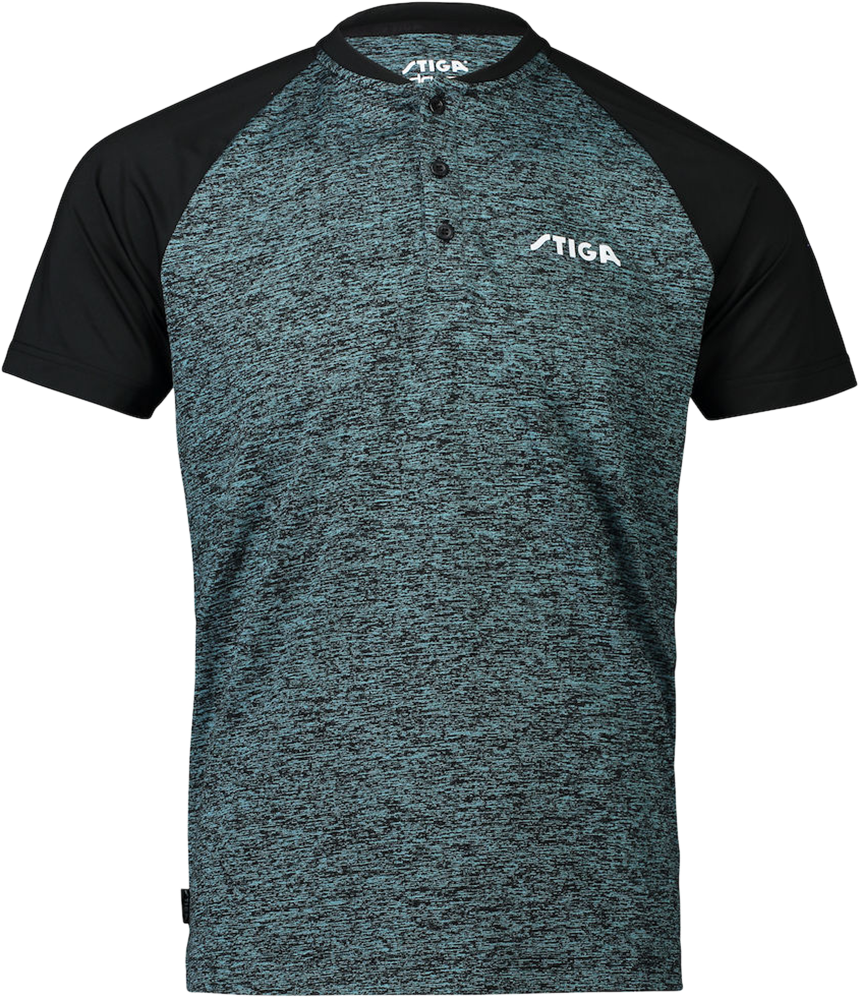 Cosco STIGA T Shirt TEAM Green/Black - Cosco Sports Equipment