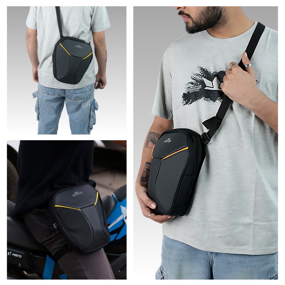 Taur 3-in-1 Yellow | Non-magnetic | Thigh Bag | Waist Bag | Sling Bag