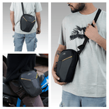 Taur 4-in-1 Yellow | Magnetic Tank Bag | Thigh Bag | Waist Bag | Sling Bag